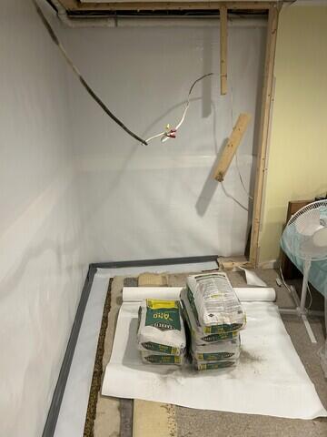 during waterguard install