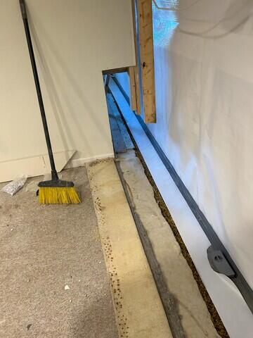 during waterguard install