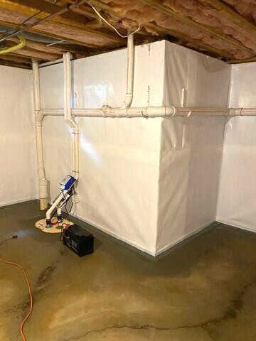 Sump Pump, Vapor Barrier and Drainage System!