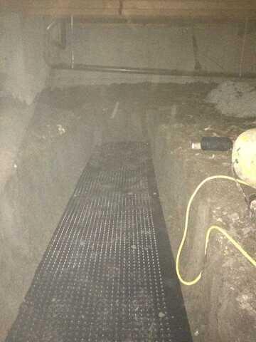 Walkway Through Crawl Space