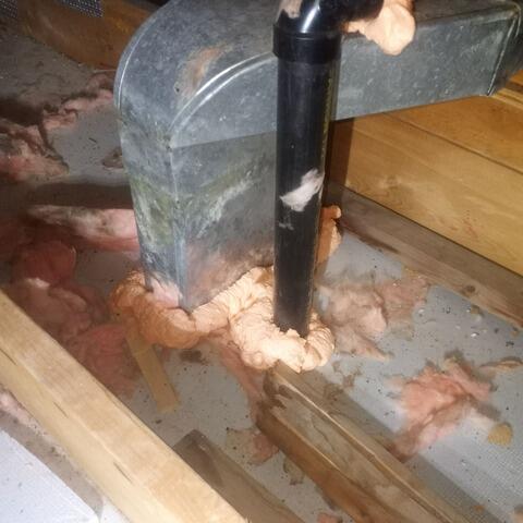 Air Sealing leaks within the attic