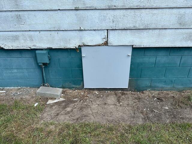 New Crawl Space Door