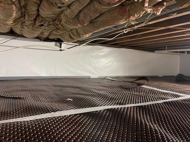 Drainage Matting Installed