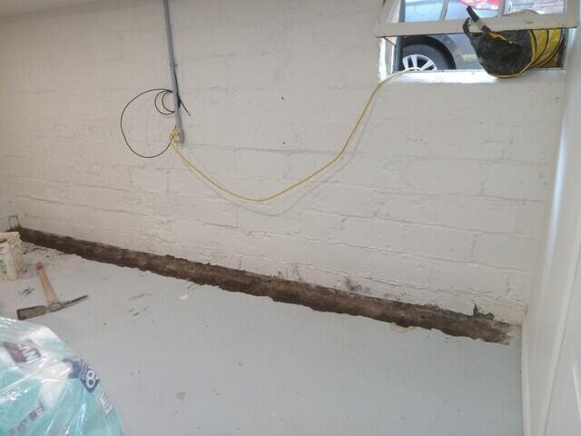 Trench opened