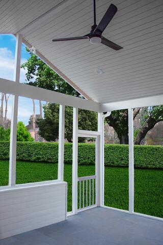 Screen in Porch looking out