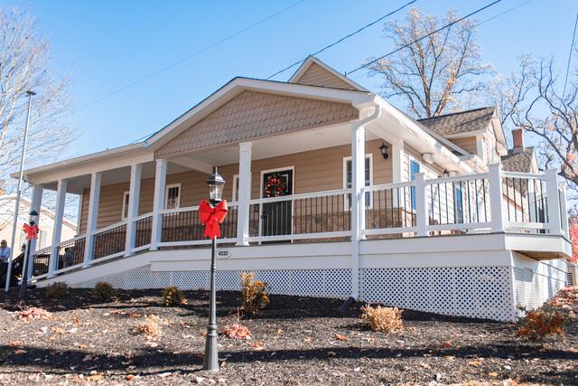Front of the home from the driveway