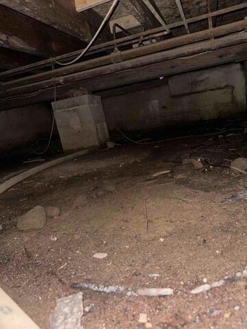 Before: Dirt Crawlspace