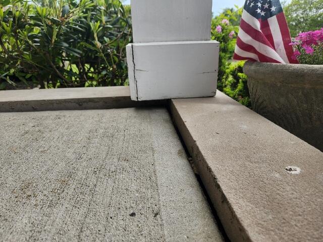 Concrete Slabs Show Signs of Settling