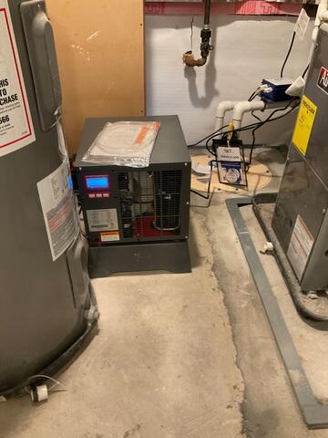 Basement Dehumidifier