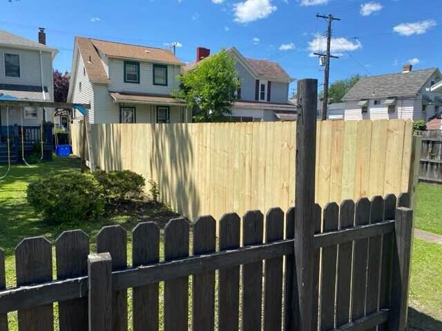 6' Privacy Natural Pressure Treated Wood
