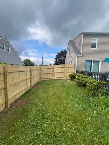 6' Privacy Natural Pressure Treated Wood Fence / (1) Double 10' gate / (1) Single 4' gate