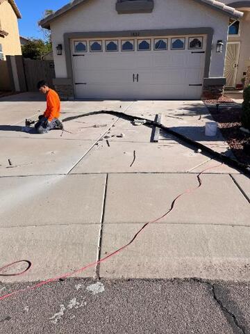 Concrete Leveling and Lifting Process: Drilling Time in Chandler, Arizona
