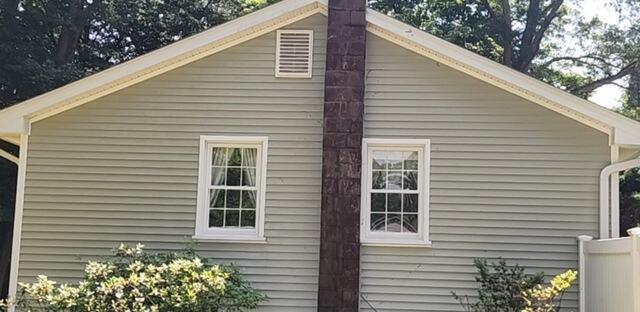 Side Exterior of the Home