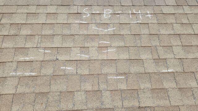 Hail Damage marking