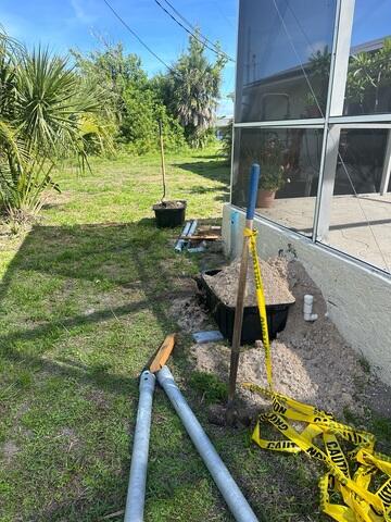 Helical Piers Installed around Deck