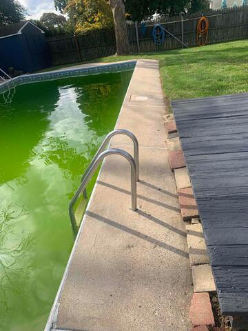 Pool Patio Before