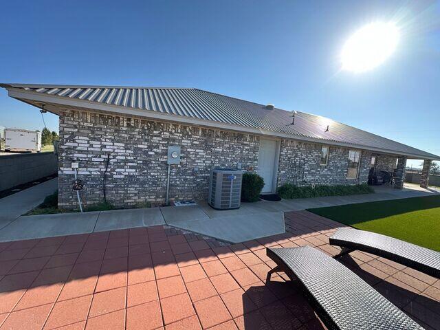 Gutters needed in back porch.