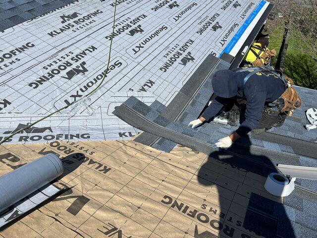Installing Underlayment and Shingles