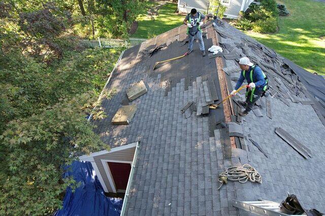 Removing the Old Shingles