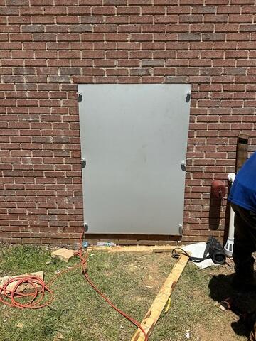 New Crawl Space Door