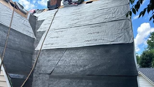 Roof Installation In Progress
