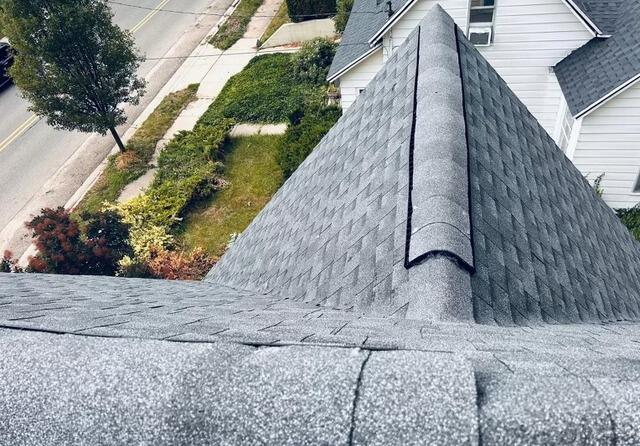 Completed Roof Work