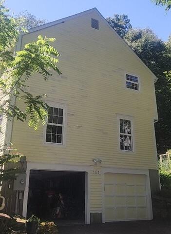 Back exterior of home.