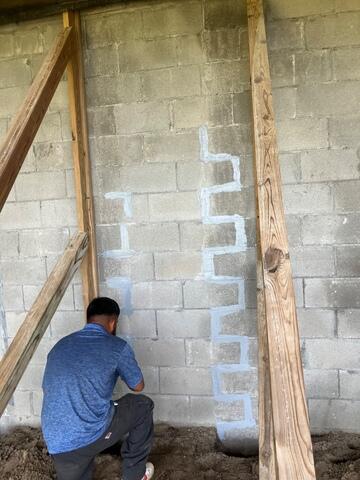Foundation Wall Crack Repair