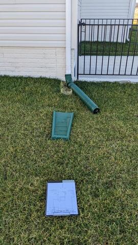 Second Gutter Down Spout