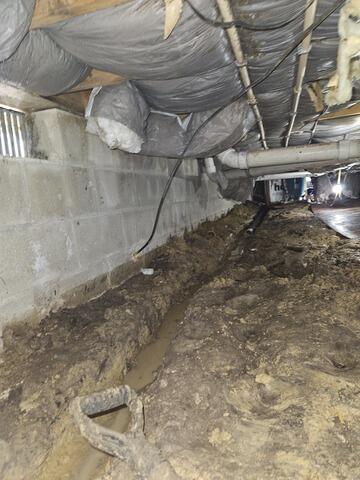 Digging the Hydrolink Drainage System