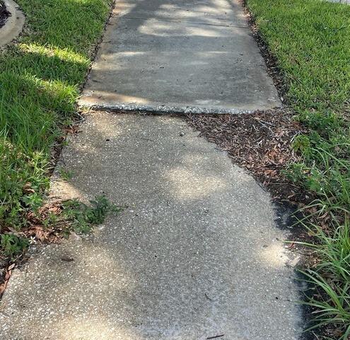 Concrete Sidewalk Trip Hazard