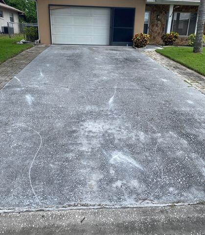 Full Concrete Driveway Stabilization