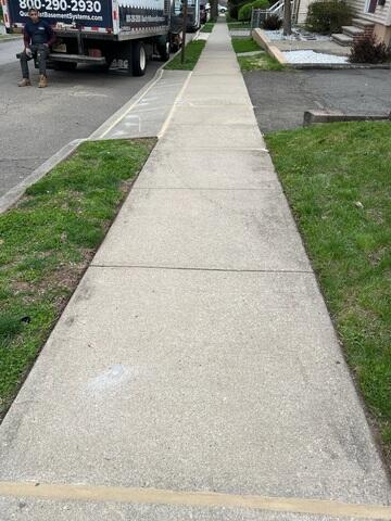 Thanks To PolyLevel This Walkway Is Fully Repaired And Reinforced.