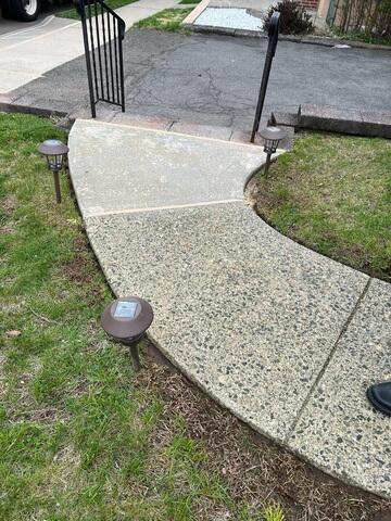 Look At How Perfectly Leveled This Walkway Is.