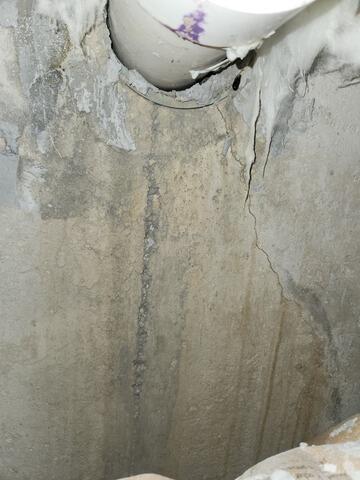 Initial Cut into the Drywall