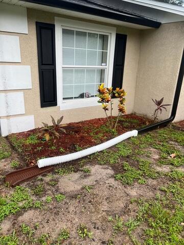 Improper Downspout Drainage