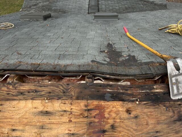 Removing the Shingles and Finding Damage
