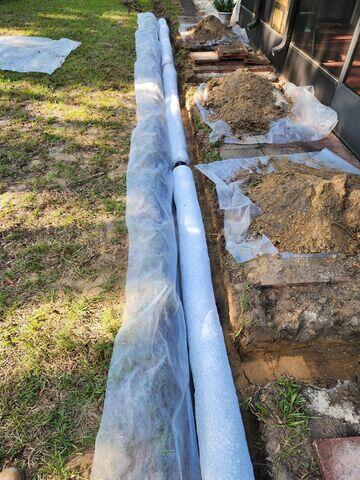 French Drain Installation