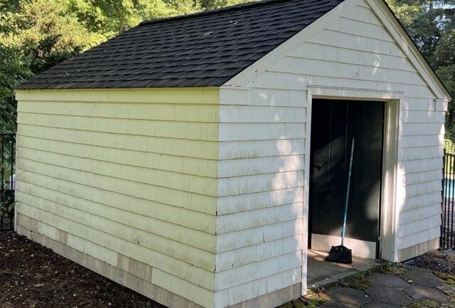 Front Exterior of Shed