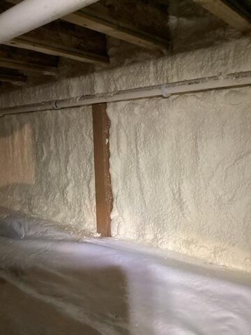 Bright and Healthy Crawl Space