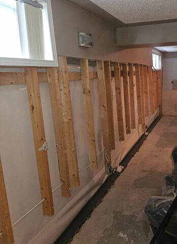 Internal waterproofing of basement completed!
