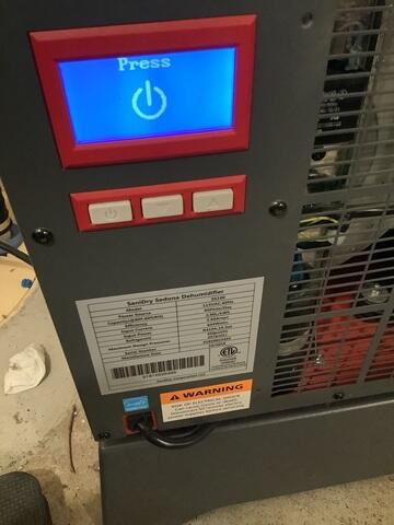 SaniDry Sedona Installed