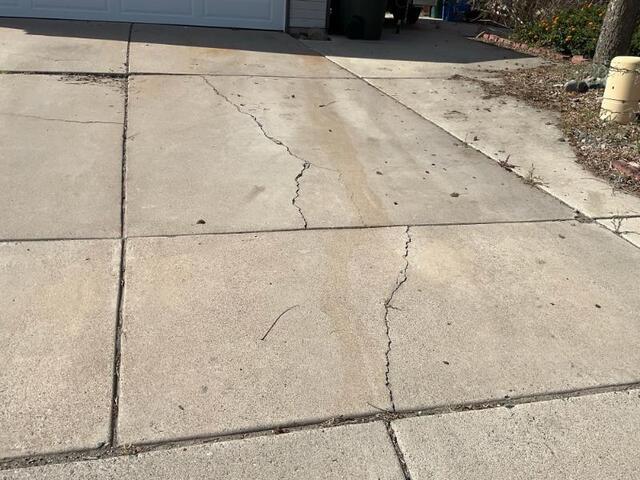 Symptoms Foundation Settlement Problems: Cracked Concrete Slab in Phoenix, Arizona
