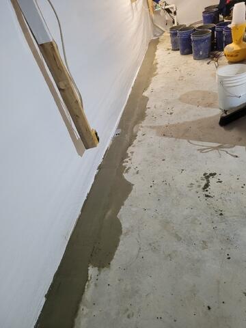 Drainage System Installed