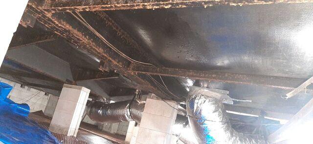 Rusted Floor Joists