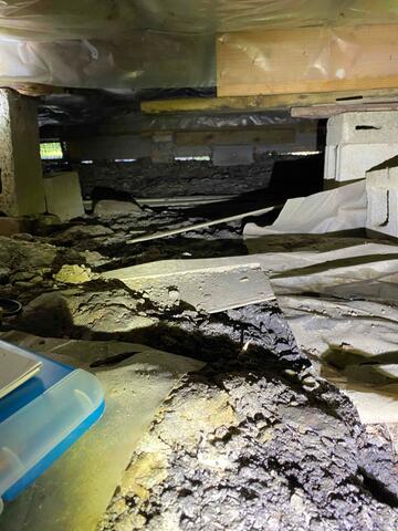 Nasty Crawl Space!