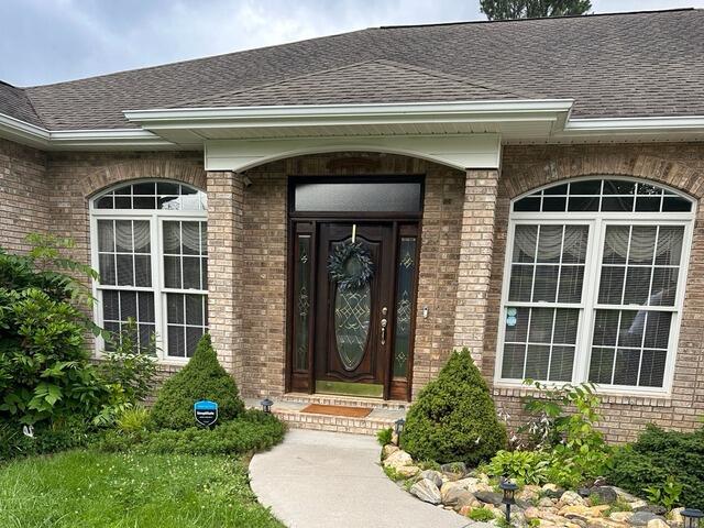 This picture shows the job site as it appeared to our home inspector.