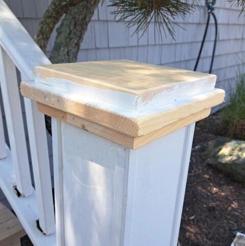 During Carpentry Work and Re Paint