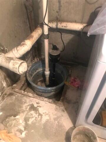 Old Sump Pump System