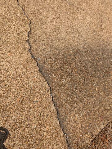 Unlevel Area in Driveway
